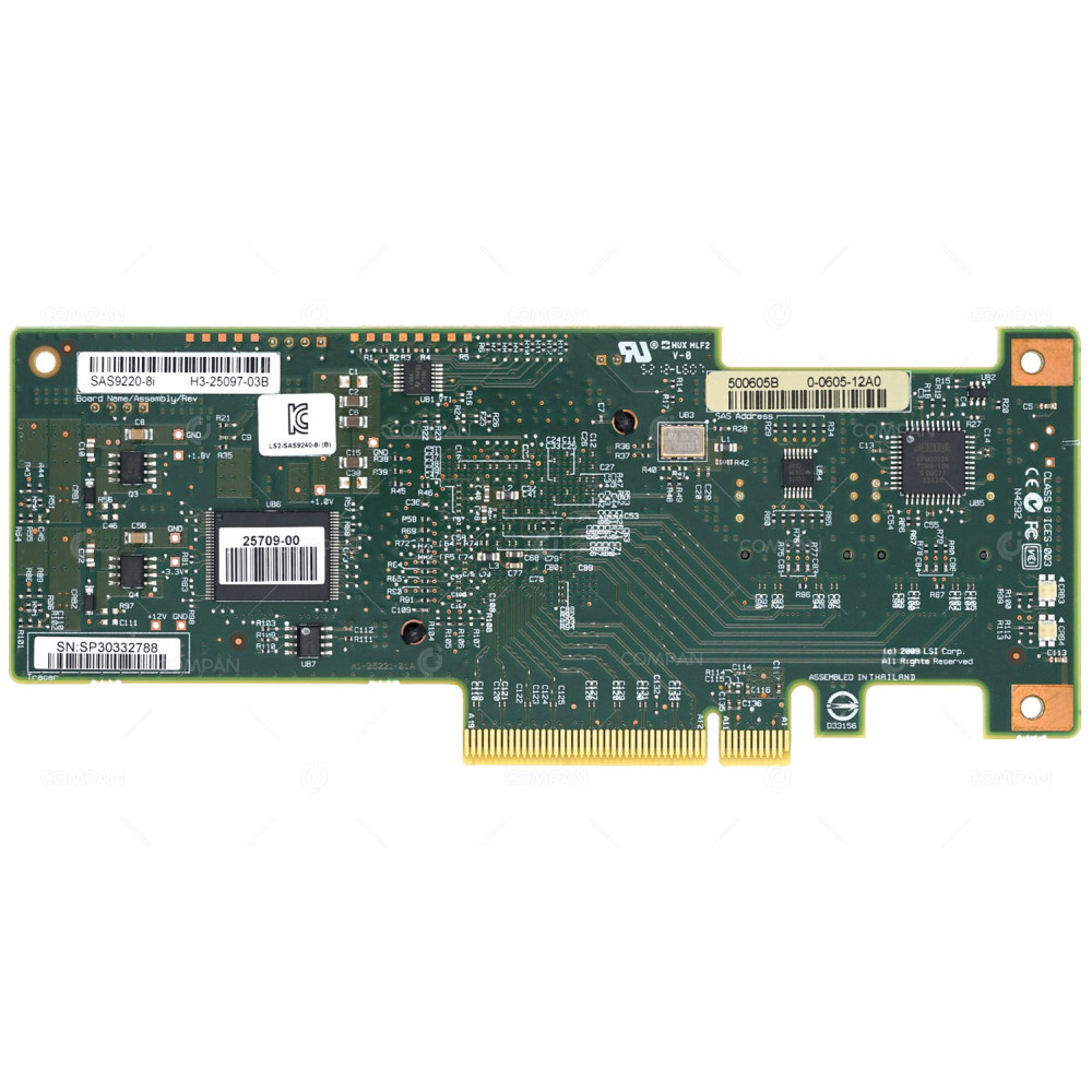 46C8933 IBM SERVERAID M1015 SAS SATA CONTROLLER PCI-E - SAS9220-8I, H3-25097-03B